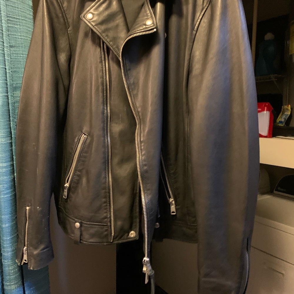 ALLSAINTS LEATHER JACKET - Picture 8 of 8